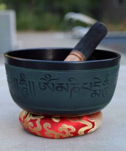 Conjunto de Cuenco de Canto Tibetano de Meditación de Buda