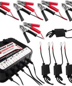 Cargador/Mantenedor de Batería de 5 Bahías 6/12V 1.5AMP con