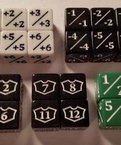 24x Contador, Negativo, Goyf & Fidelidad Dados para Magic: