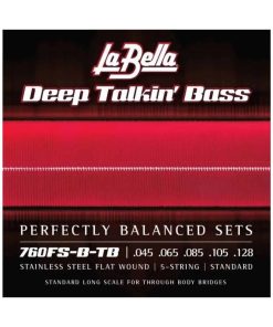 La Bella 760FS-B-TB Cuerdas de Bajo de Cuerpo A Través de