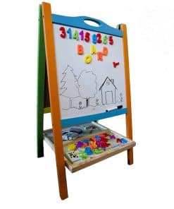 Caballete de Arte de Madera de Doble Cara para Niños con