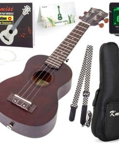 Kit de Iniciación Kmise Ukulele - Ukelele Soprano Vintage