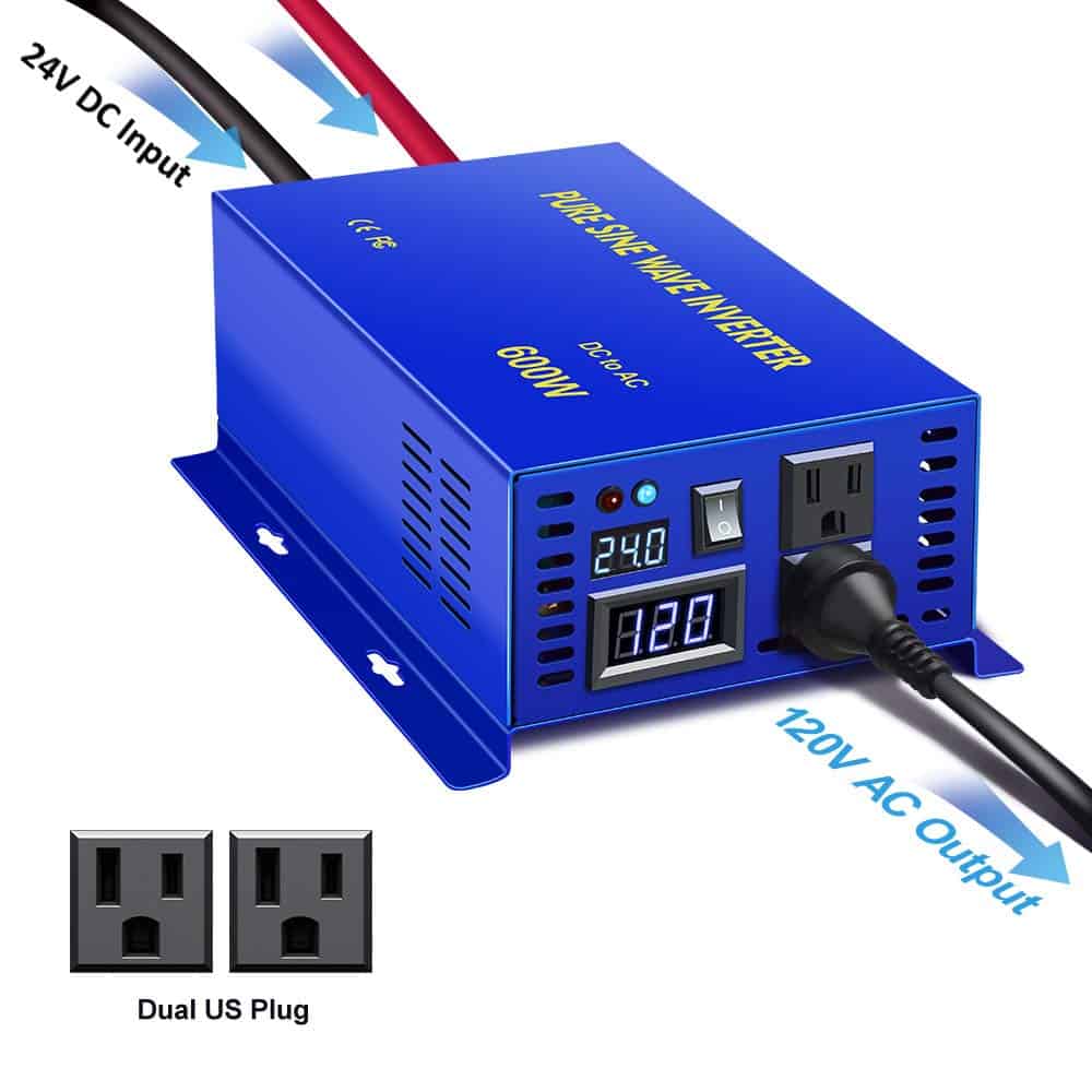 Inversor de Corriente XYZ INVT 600w Onda Senoidal Pura - - Imagen 5