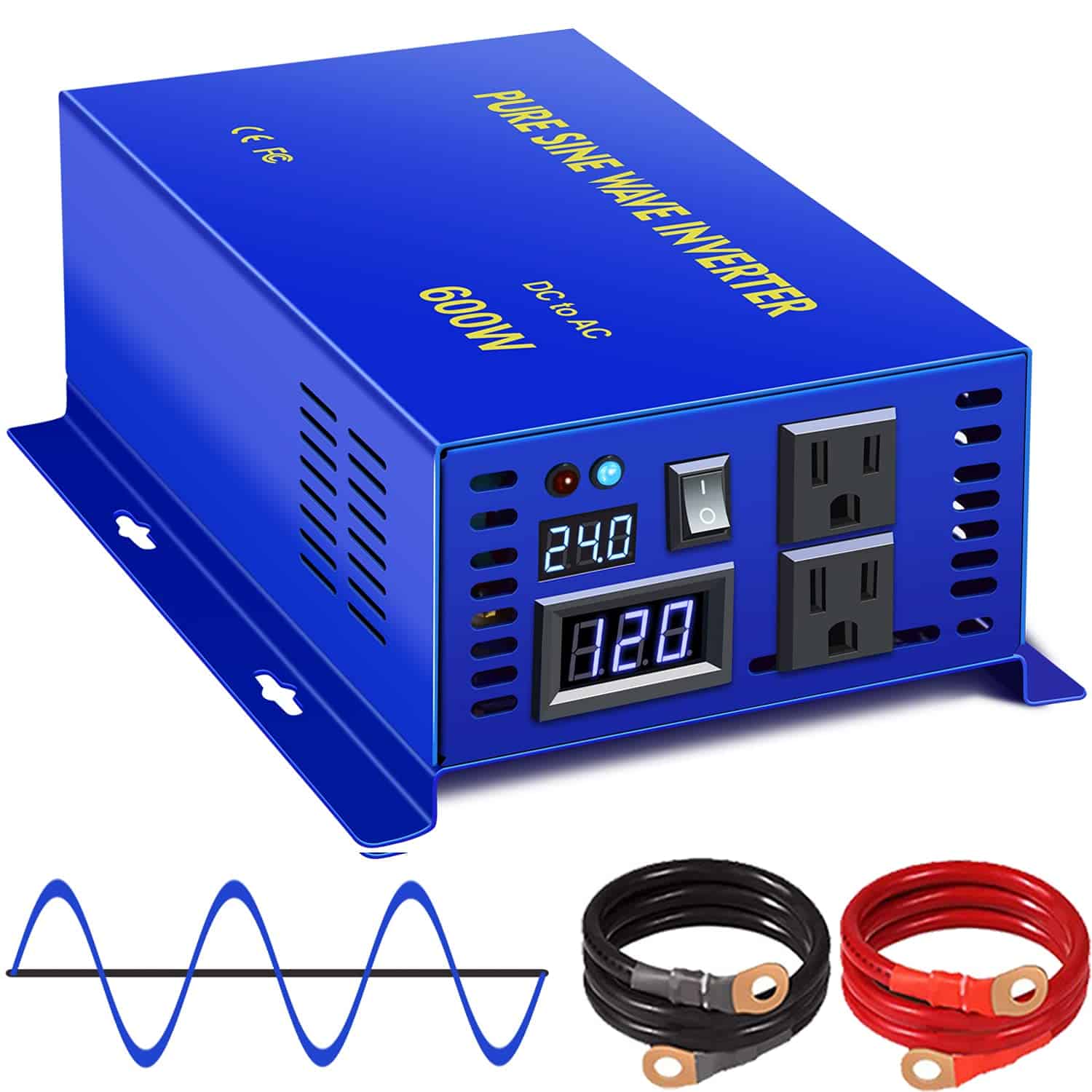 Inversor de Corriente XYZ INVT 600w Onda Senoidal Pura -