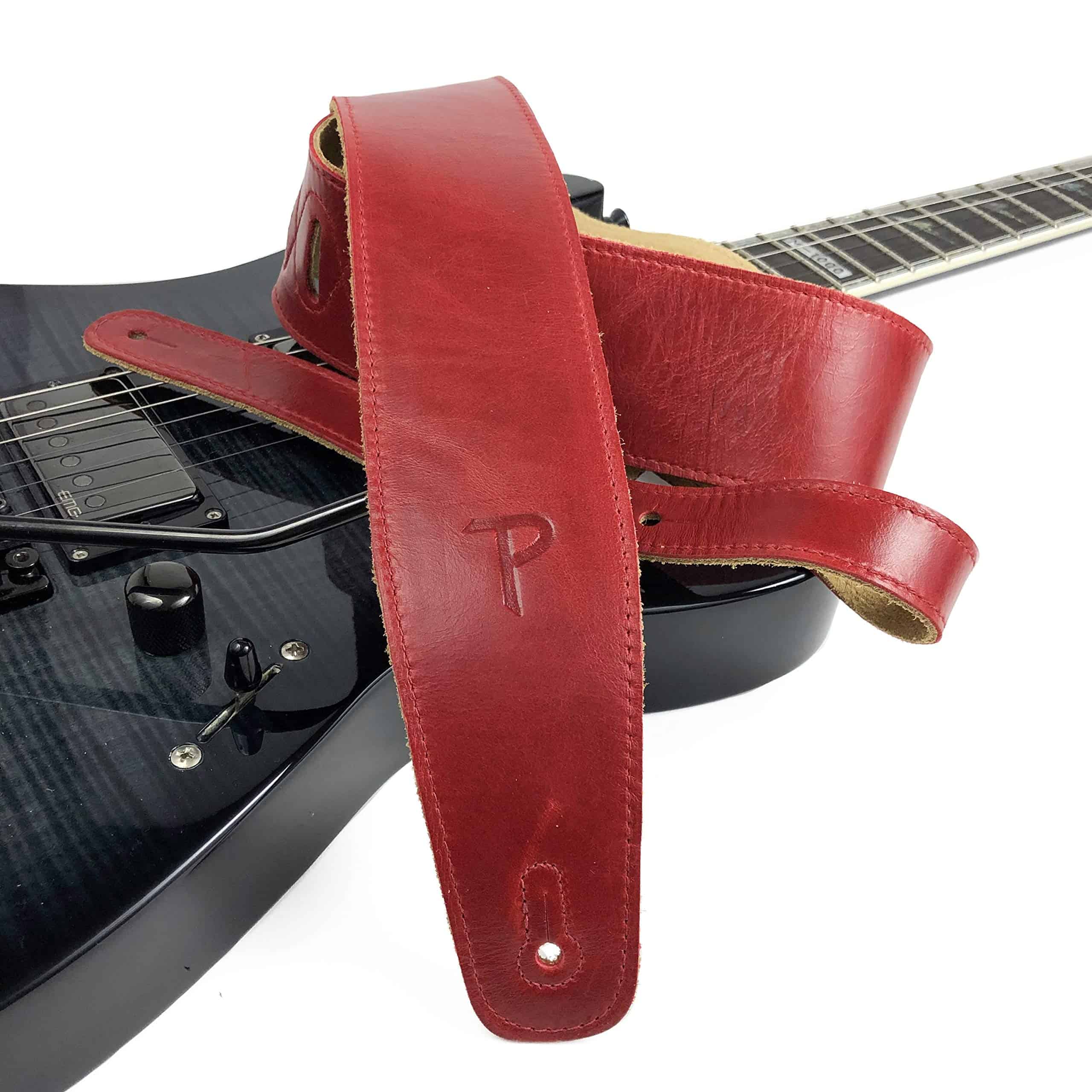 Correa de guitarra de cuero Perri's Leathers con respaldo - Imagen 4