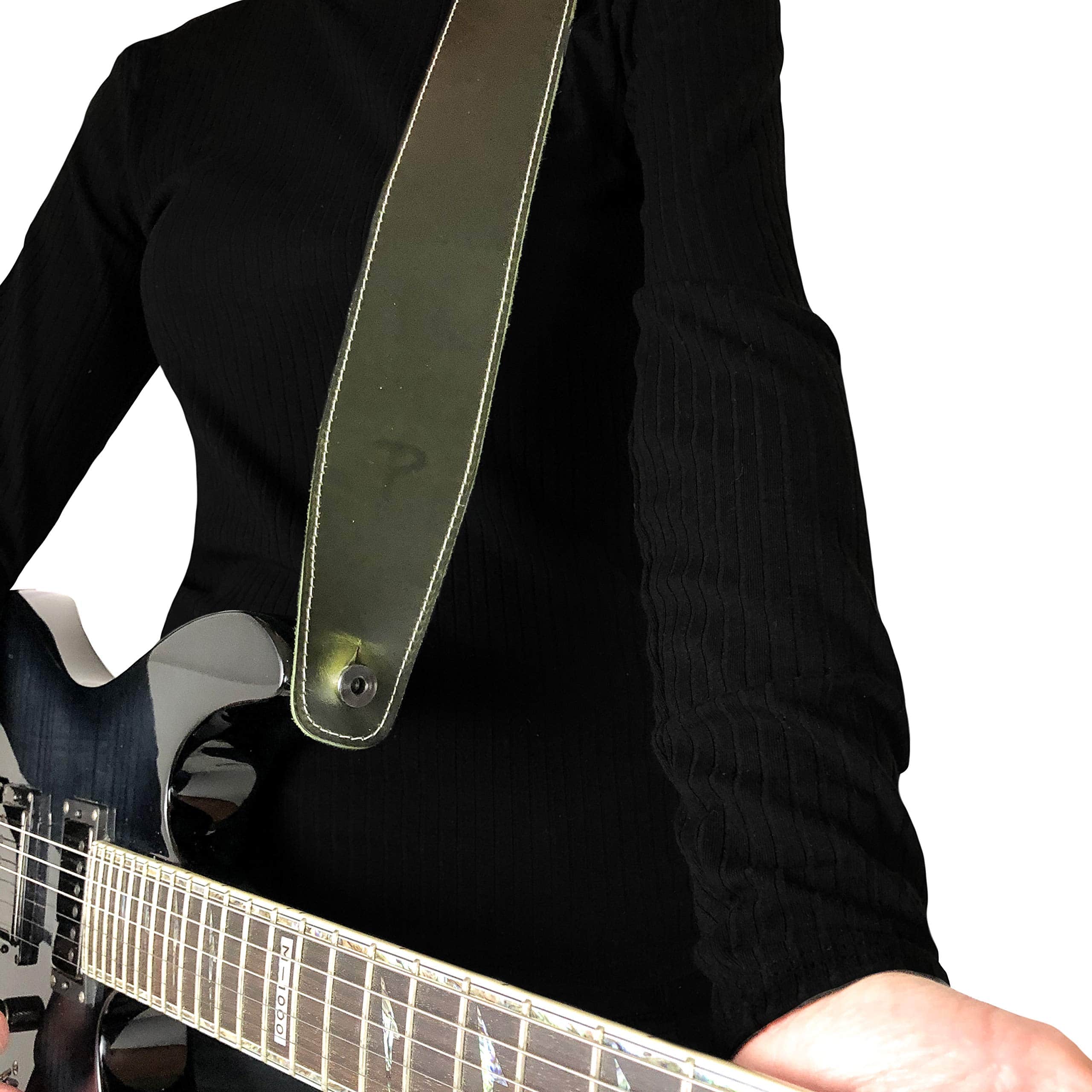 Correa ajustable para guitarra Perri's -Verde - Imagen 5