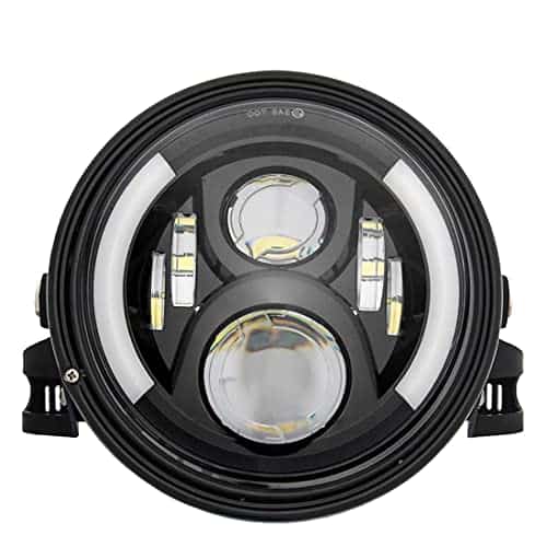 Faros LED Redondos de 7" para Motocicleta SKTYANTS con