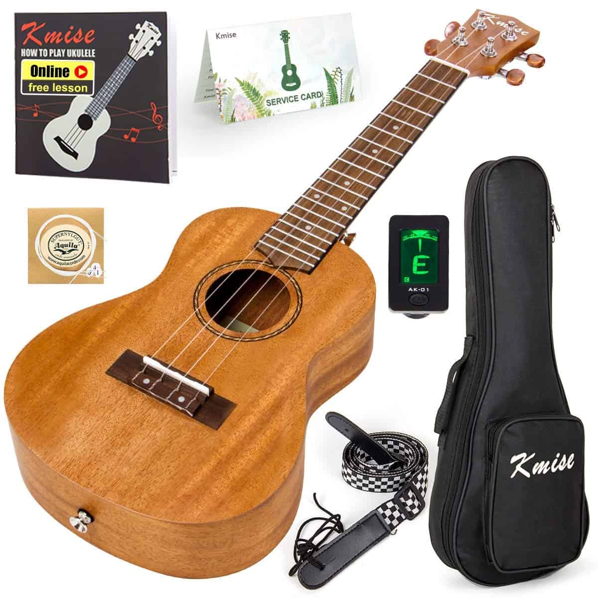 Ukelele Tenor Vintage Kmise Hawaiiano de Caoba para