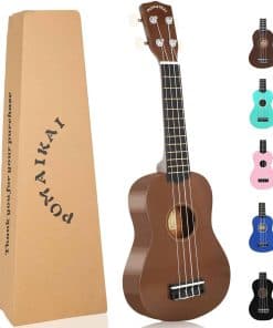 Ukelele Soprano POMAIKAI de Madera Inicio Uke Hawai