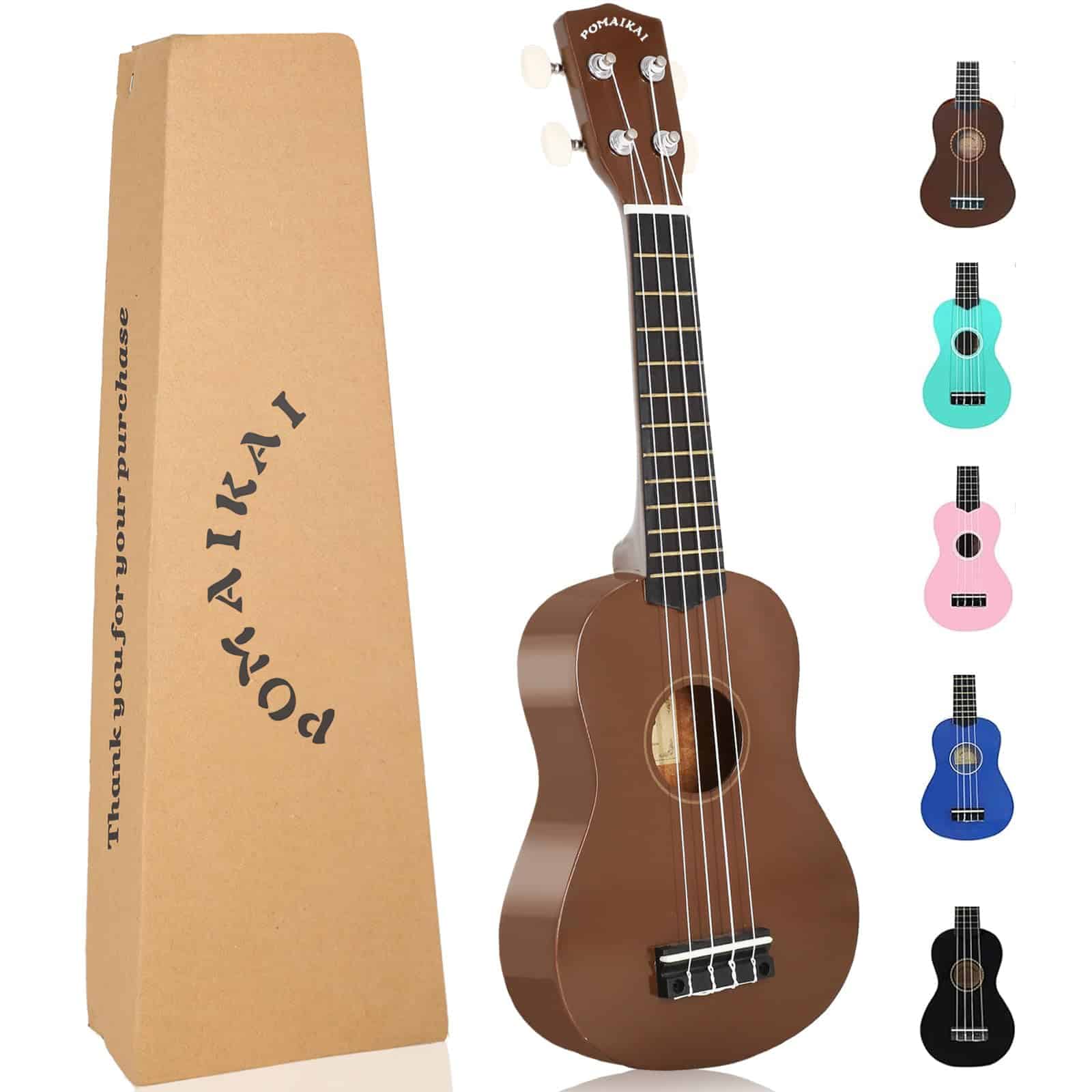 Ukelele Soprano POMAIKAI de Madera Inicio Uke Hawai