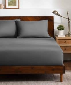 Juego de Sábana Ajustable + Fundas de Almohada Bare Home -