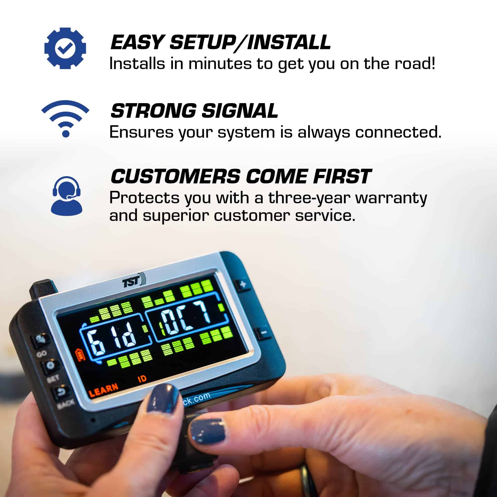 Sistema de monitoreo de presión de neumáticos TST 507 con 4 - Imagen 6