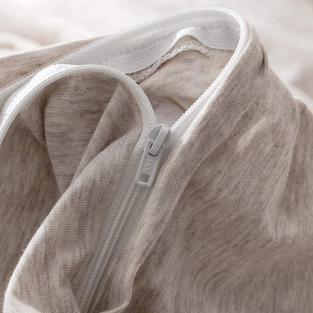 Juego de Funda de Edredón de Punto de Jersey DONEUS 100% - Imagen 6