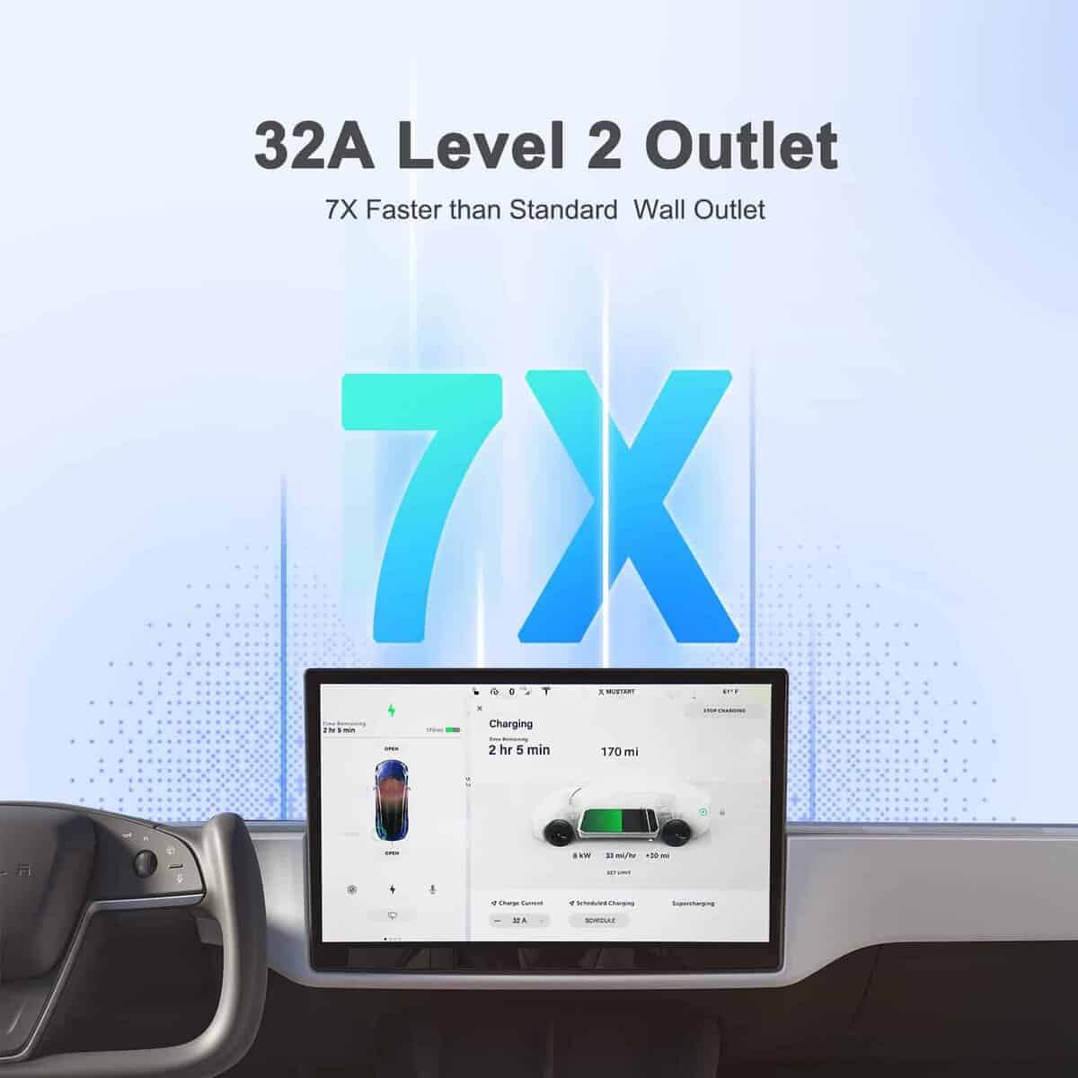 Cargador portátil MUSTART Nivel 2 para vehículo eléctrico - Imagen 4