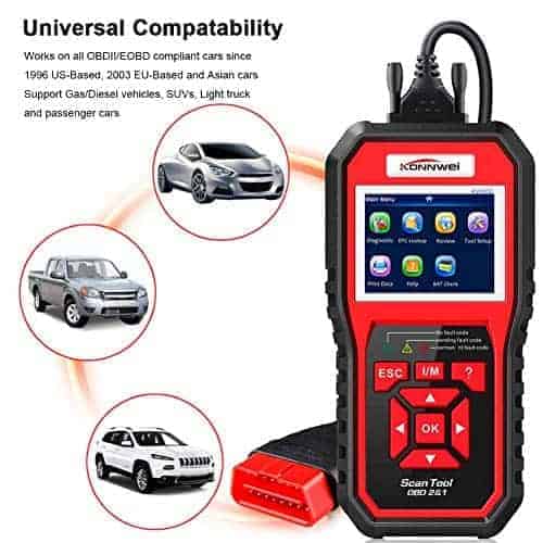 Escáner OBD2 KONNWEI Lector de Códigos OBD II para - Imagen 4