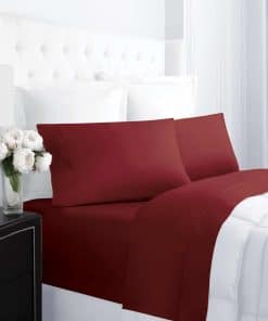 Juego de sábanas de algodón egipcio de lujo de 300 hilos,