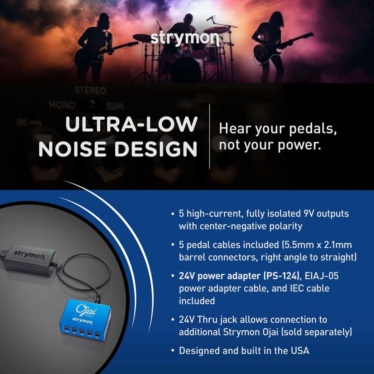 Fuente de alimentación para pedales de efectos de guitarra - Imagen 7