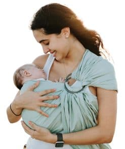 Fular Portabebés Nalakai. Eco-Amigable, Suave Bambú y Lino,