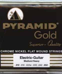 Cuerdas de guitarra eléctrica Pyramid Gold Chrome Nickel