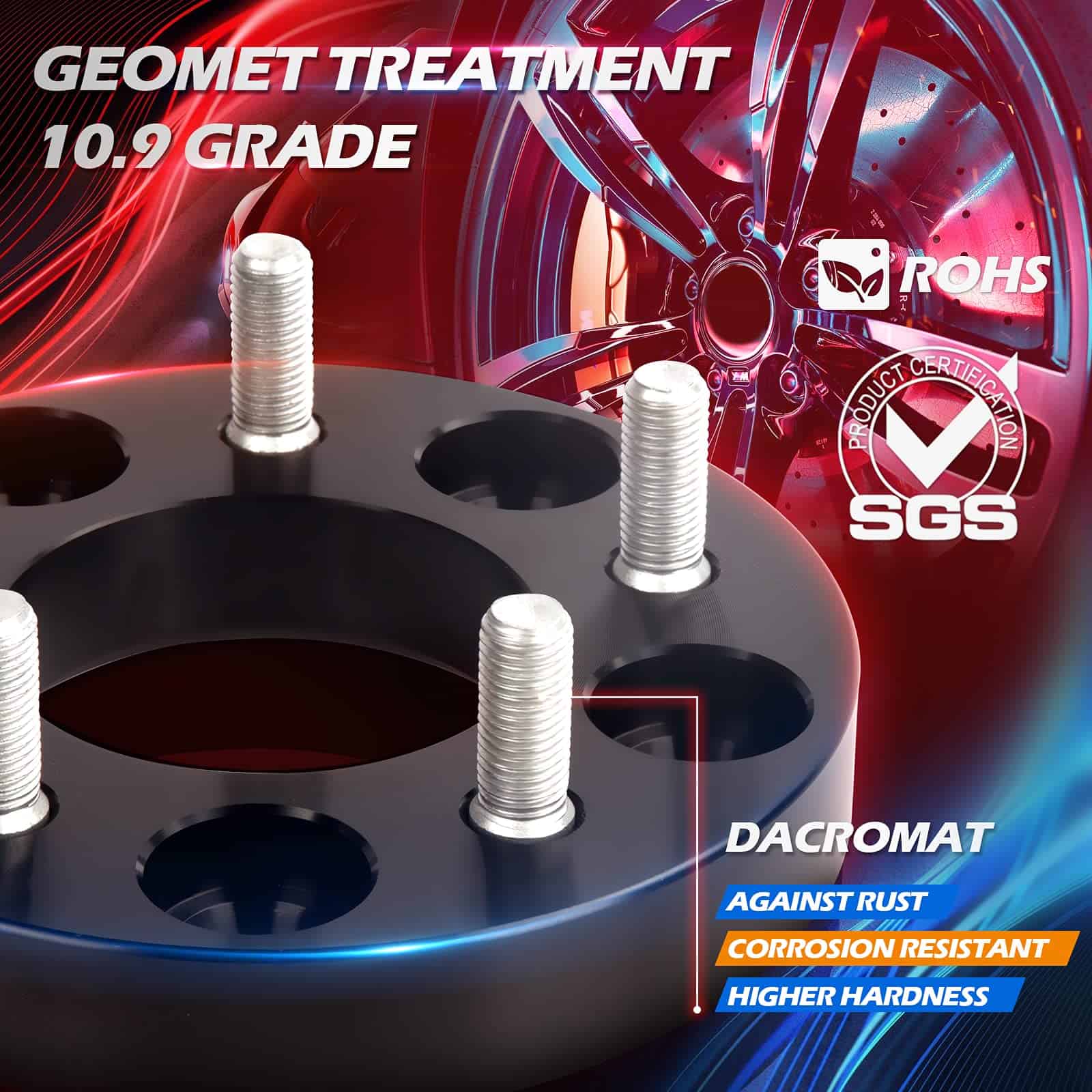 Adaptadores de Rueda 5x4.5 a 5x5 4 Piezas para Je-ep Jk Wk - Imagen 6