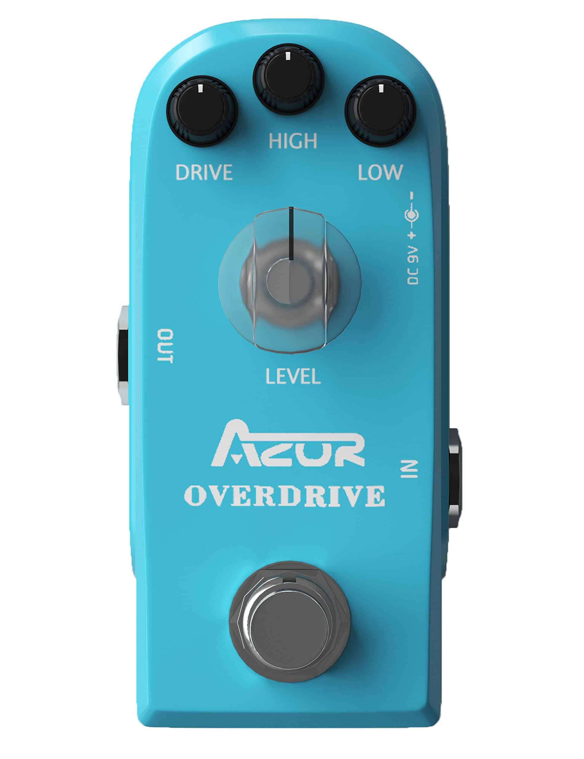Pedal de Efecto de Guitarra Overdrive AZOR Vintage High/Low
