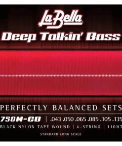 Cuerdas de guitarra para bajo La Bella 750N-CB Deep Talkin