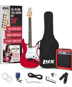 Kit de Guitarra Eléctrica LyxPro de 39 pulgadas con