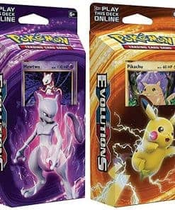 Barajas de Juego de Cartas TCG Pokemon Mewtwo & Pikachu XY