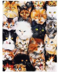 Manta de 50" x 80" de Felpa Suave y Cálida para Sofá con