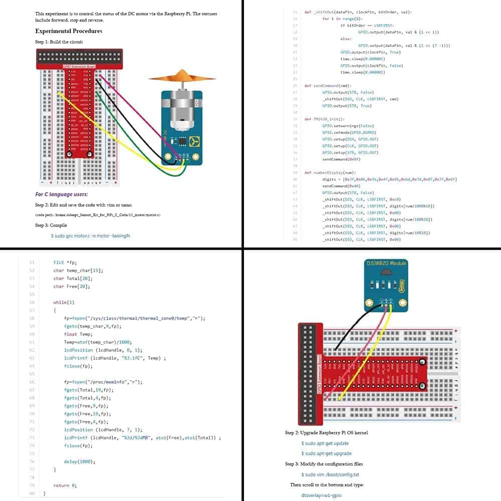 Kit de Sensores Adeept Ultimate para Raspberry Pi 4 3 - Imagen 7
