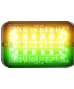 Abrams SAE Clase-1 Bold 12 [Ámbar/Verde] 36W - 12 LED Luz