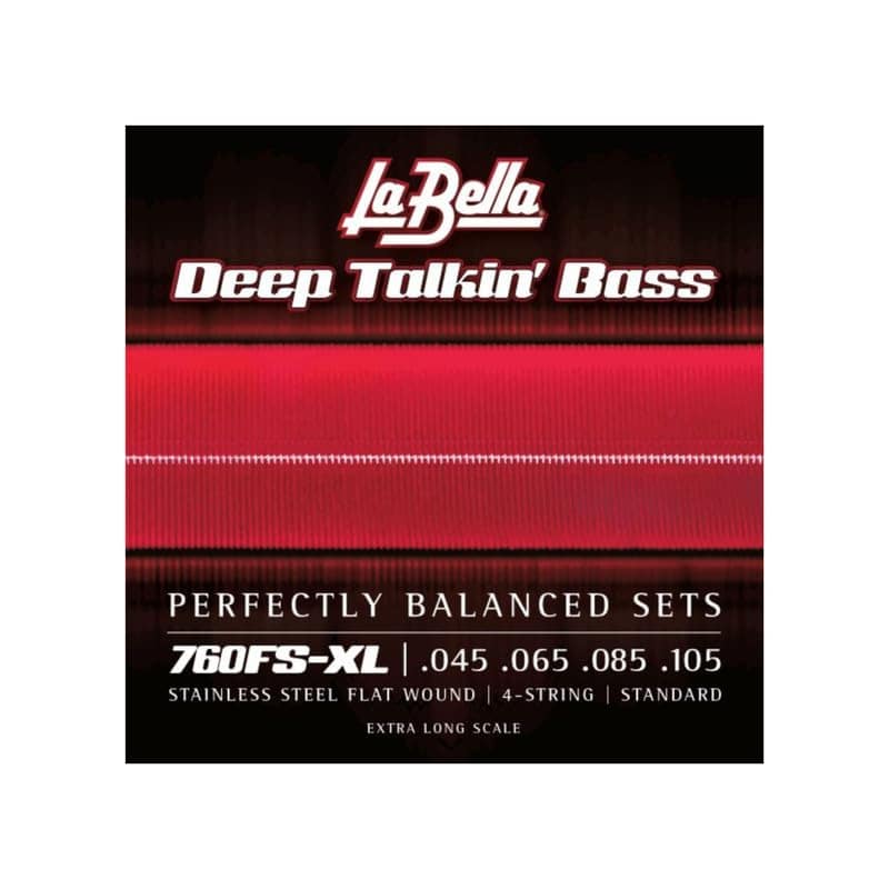 Cuerdas para bajo La Bella 760FS-XL Deep Talkin' de acero - Imagen 3