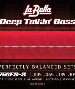 Cuerdas de bajo corta escala La Bella 760FS-S Deep Talkin'