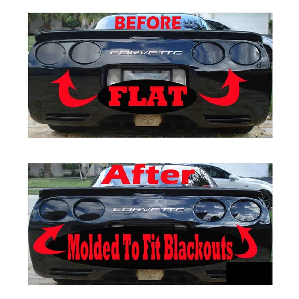 Kit de oscurecimiento trasero Corvette, luz de freno 3rd, - Imagen 5