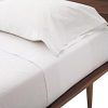 Juego de sábanas para sofá cama completo blanco de algodón