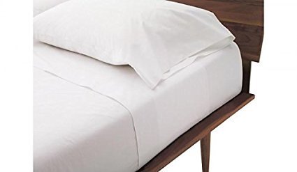 Juego de sábanas para sofá cama completo blanco de algodón