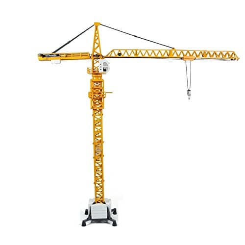 Grúa de Torre Giratoria Vehículo Miniatura de Camión de