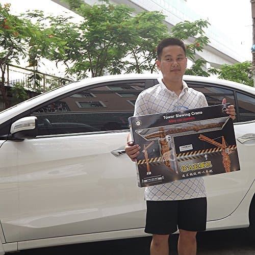 Grúa de Torre Giratoria Vehículo Miniatura de Camión de - Imagen 3