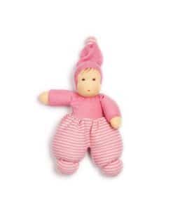 Mini Trapeador de Muñeca de Algodón Orgánico NanChen Rosa