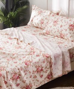 Juego de Sábanas King Size Marca Brandream de Algodón -