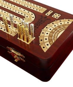 Tablero de Cribbage Continuo de 12 1/2" con Almacenamiento