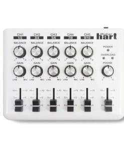 Maker Hart LOOP MIXER - Mezclador de audio portátil con 5