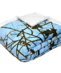 Manta reversible de camuflaje TrailCrest Soft -Azul Camo