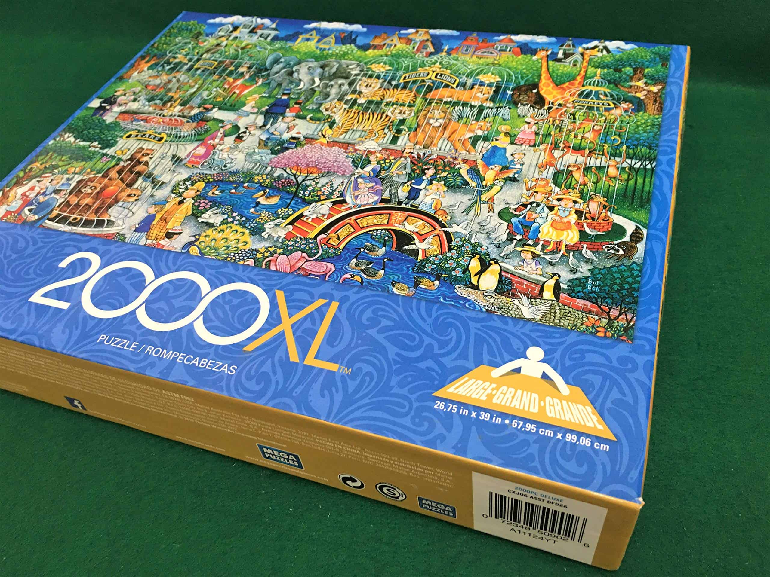 Mega Puzzles 2000XL Victorian Zoo (2000 piezas) by Mega - Imagen 4