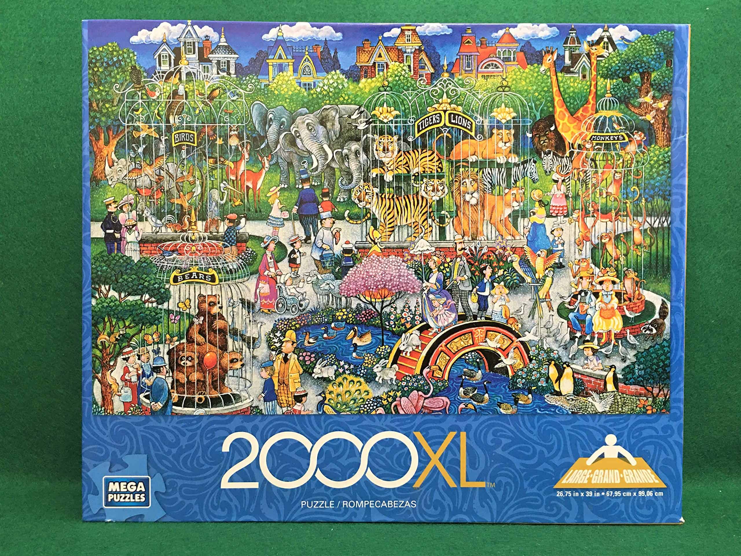 Mega Puzzles 2000XL Victorian Zoo (2000 piezas) by Mega