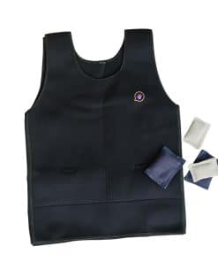 Chaleco de Compresión Ponderado Negro para Niños y Adultos