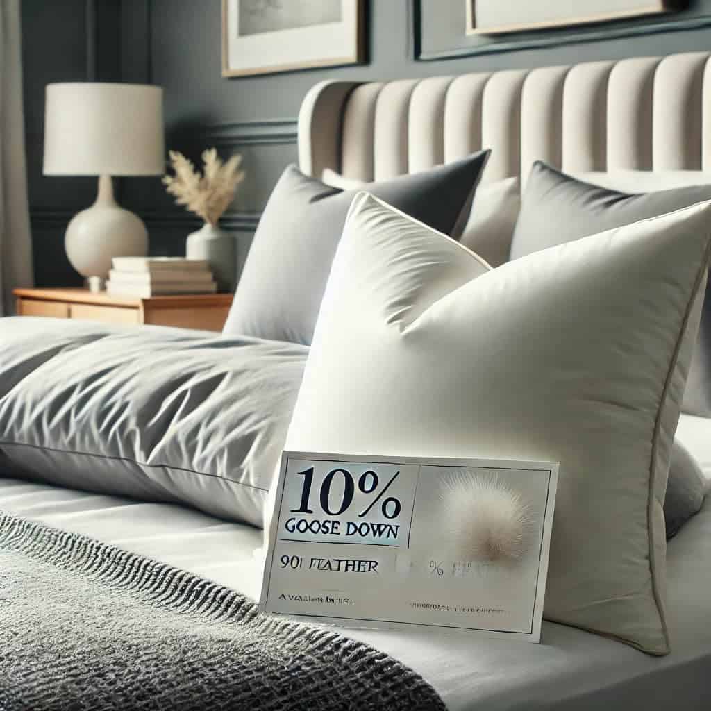 Relleno de Plumas de Ganso 10/90 East Coast Bedding - - Imagen 3