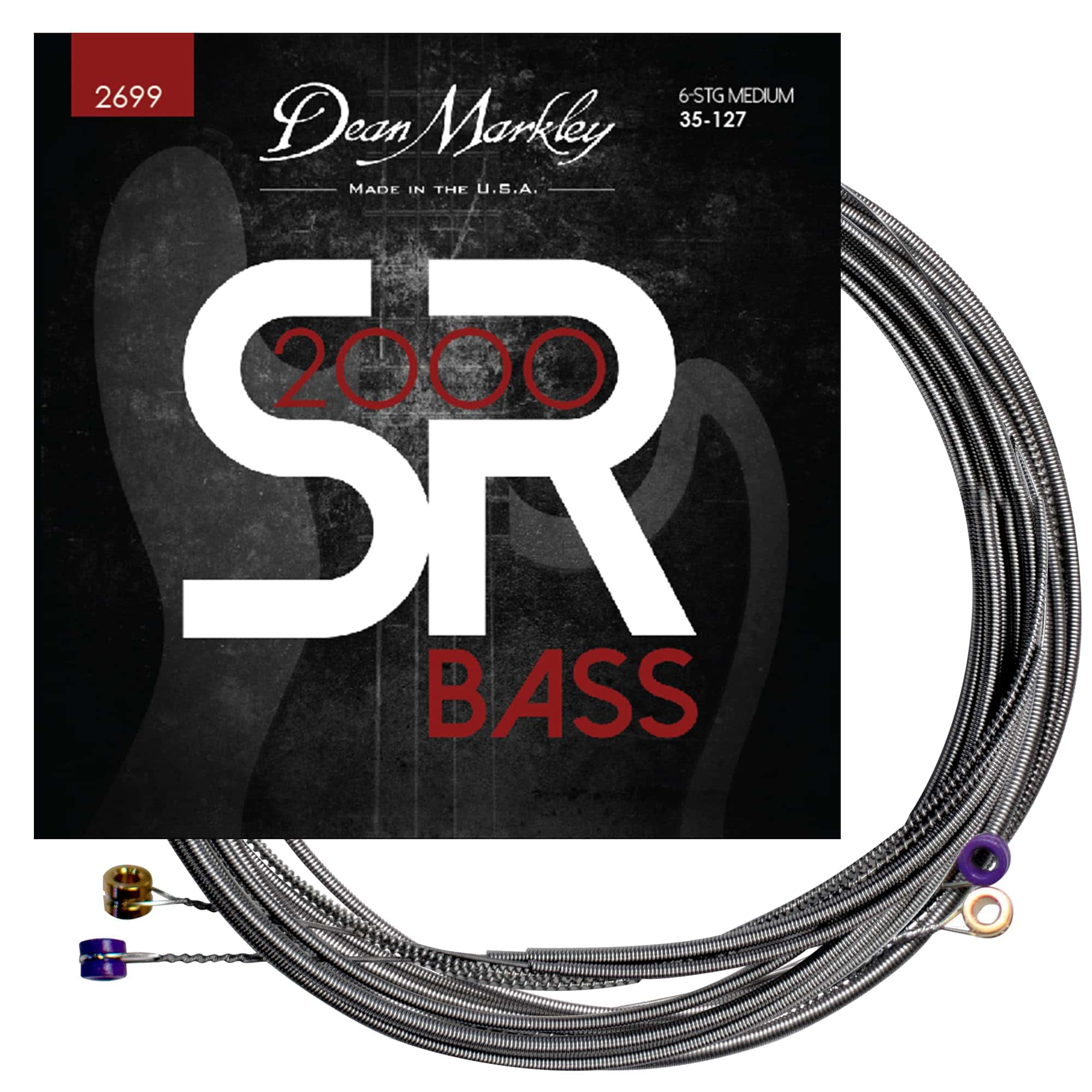 Cuerdas de bajo Dean Markley SR2000 de acero inoxidable de