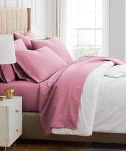 Conjunto de 6 Piezas de Sábana Ajustable y Fundas de