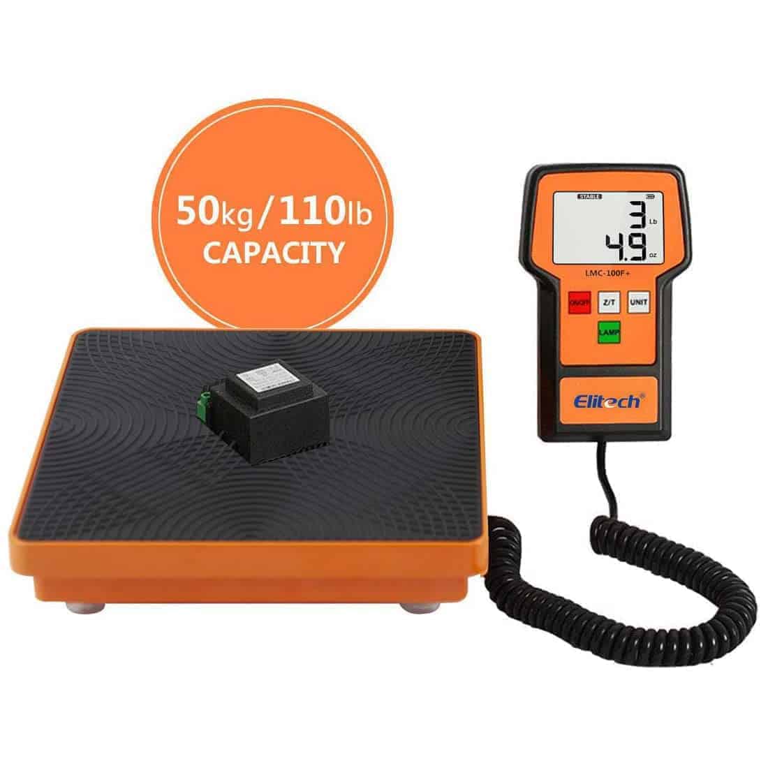 Báscula de Carga de Refrigerante Elitech LMC-100F+ 110 Lbs - Imagen 7